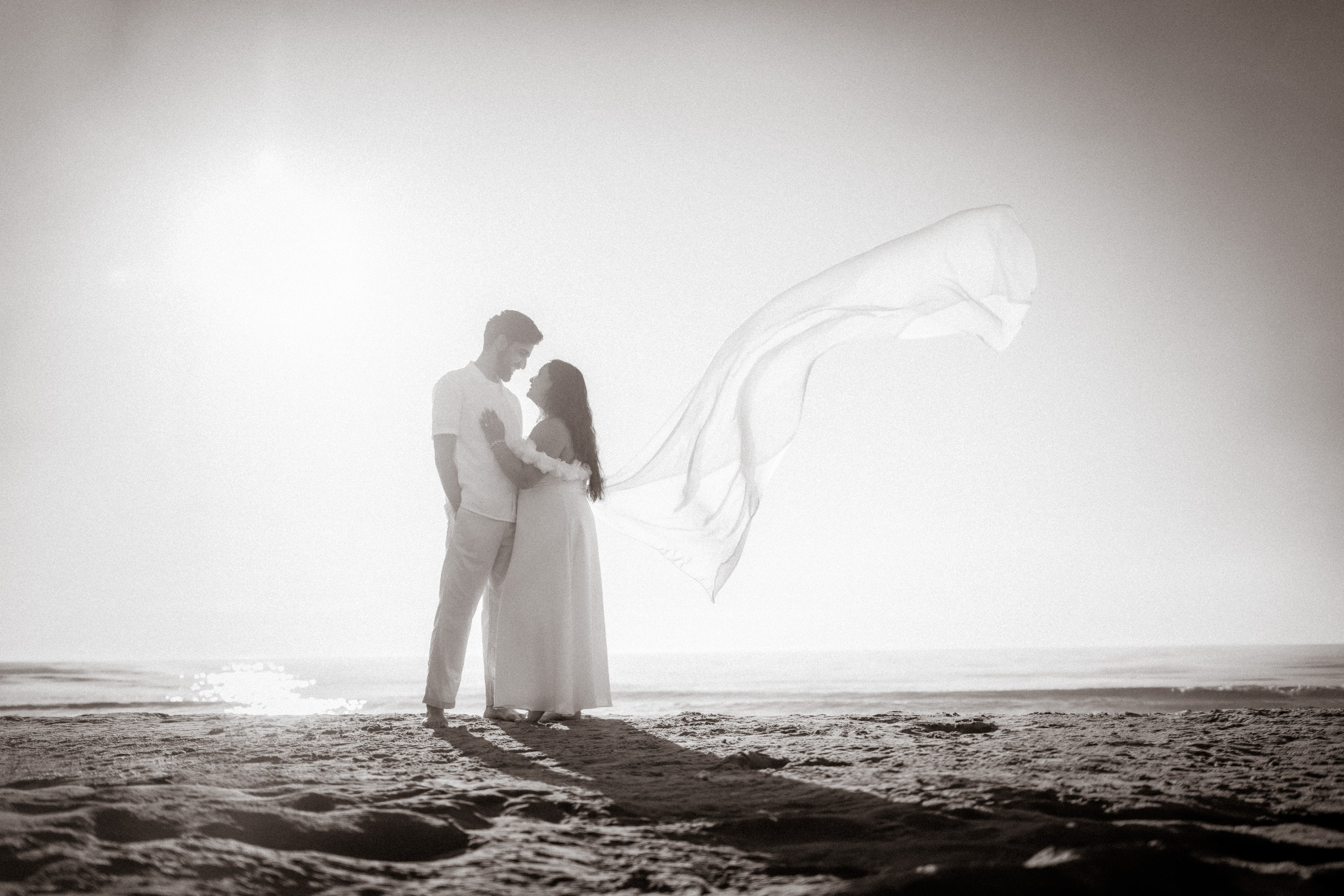 Naviya & Ashish at the beach